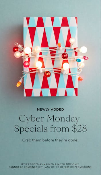 cyber monday specials from 18