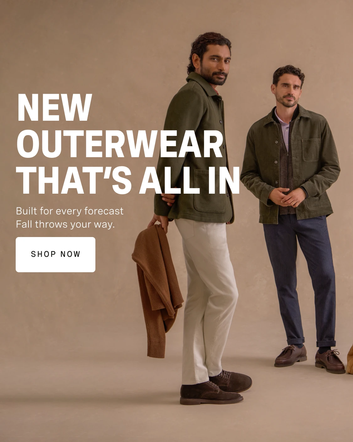 NEW OUTERWEAR THAT'S ALL IN