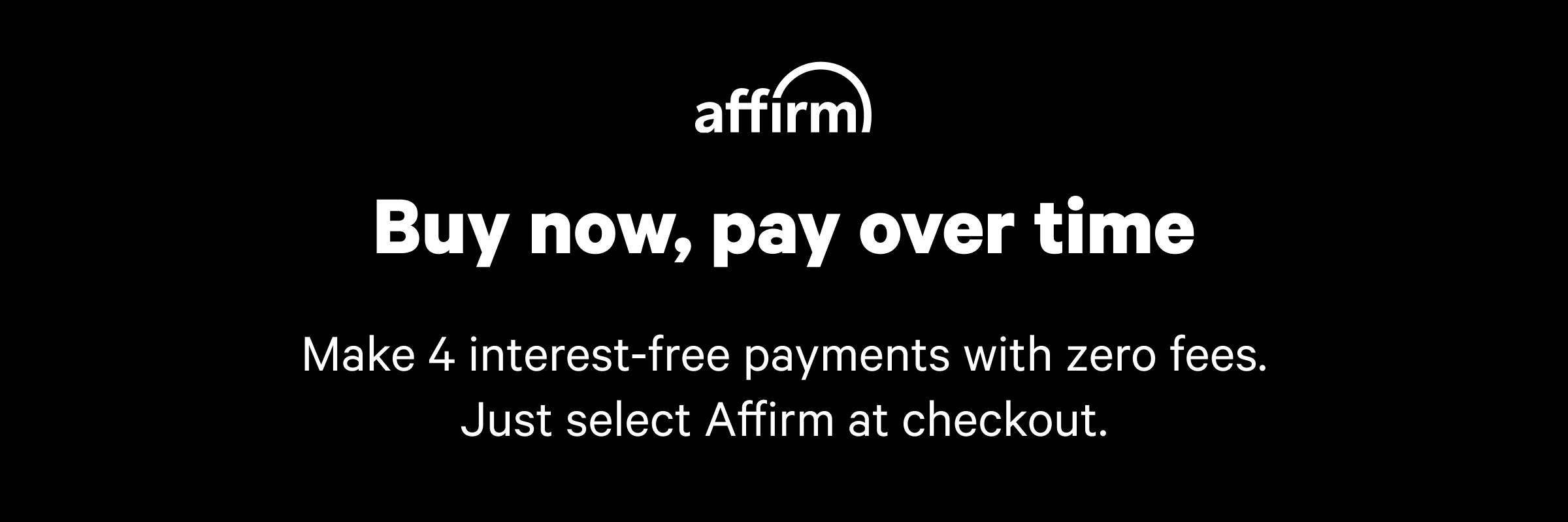 Affirm Financing Bonobos