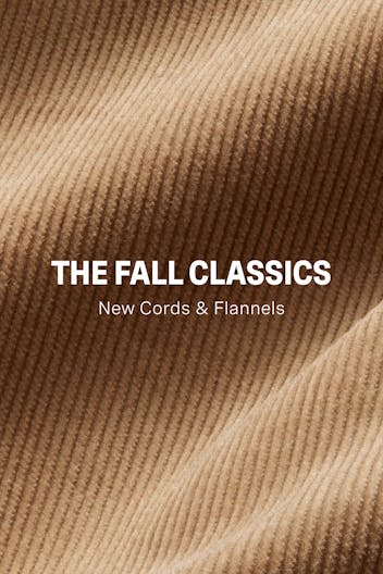 The Fall Classics | New Cords & Flannels