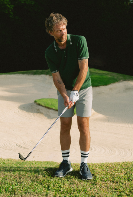 image of model wearing the Course Legend Shorts