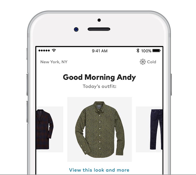 Image of Bonobos App experience