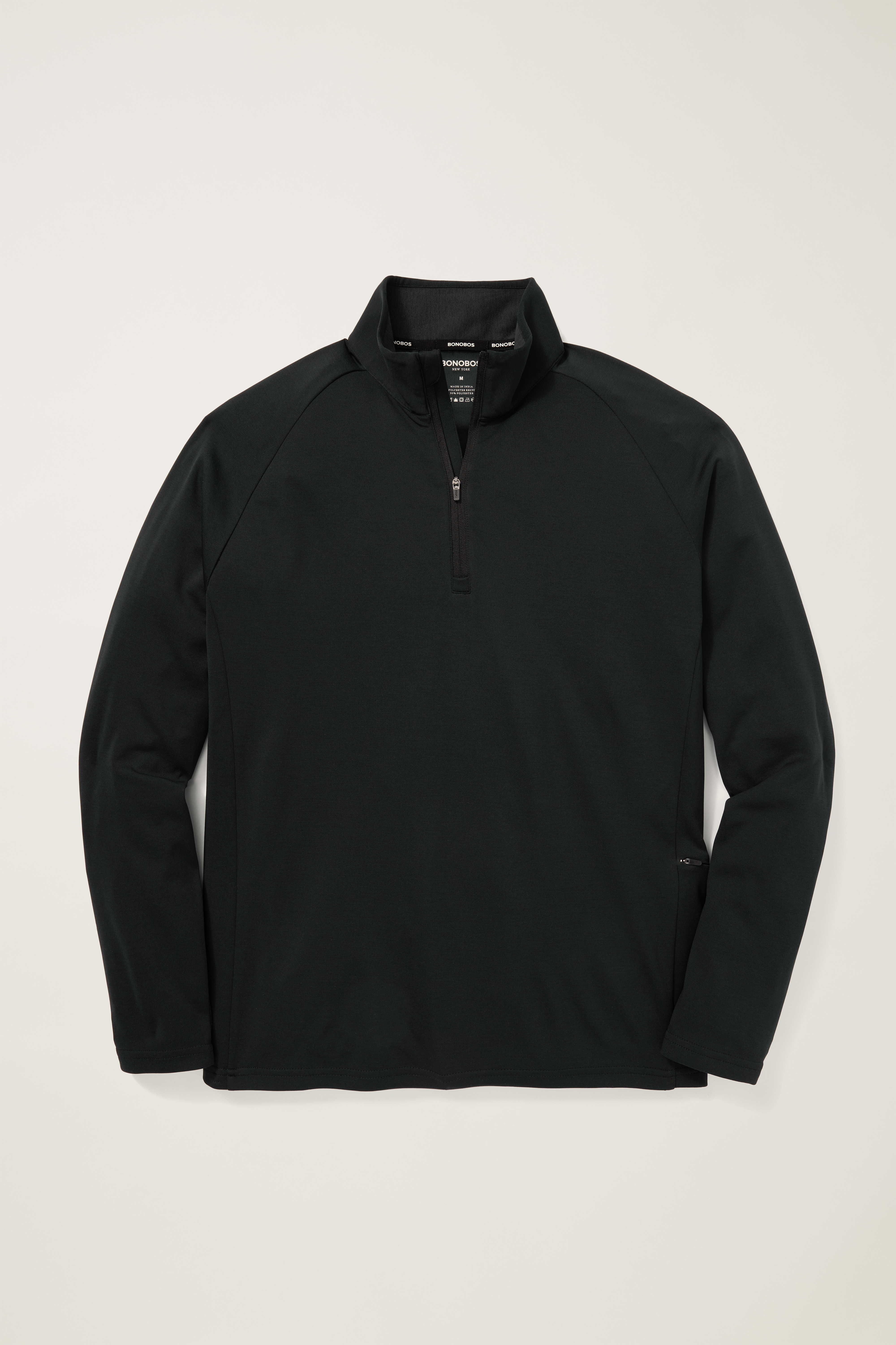 image of model wearing the Fairgame Quarter Zip
